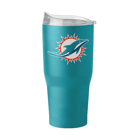 Logo Brands Miami Dolphins 30oz Flipside Powder Coat Tumbler 617-S30PT-34